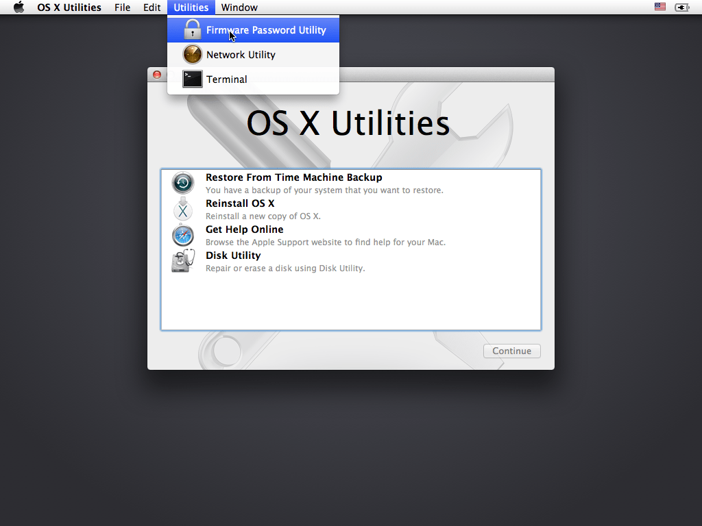 disk image for mac os x